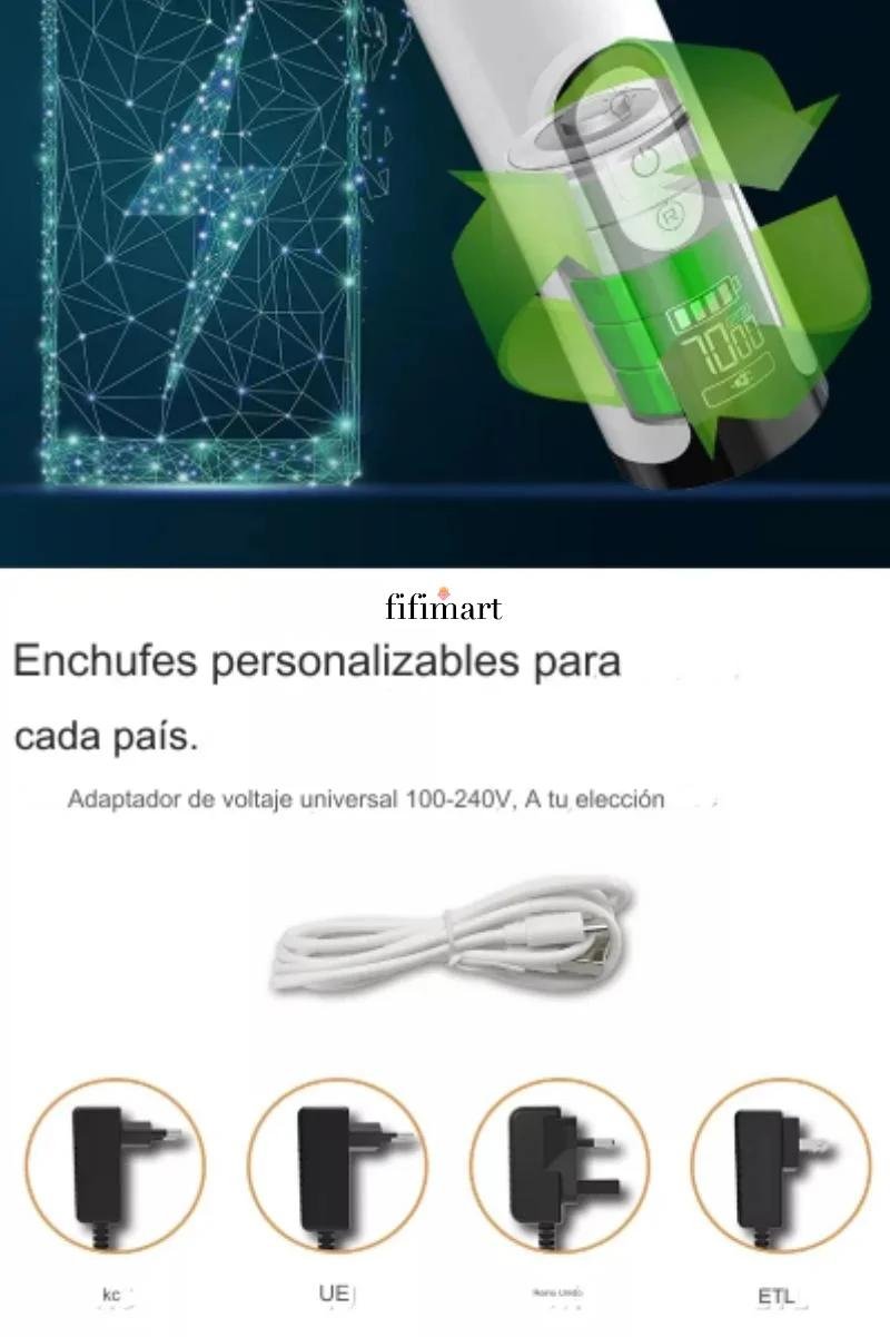 Molinillo de Uñas Eléctrico para Mascotas con Luz LED | Lima Recargable USB para Perros y Gatos